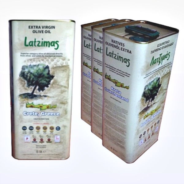 Latzimas natives Olivenöl, kalt gepresst 5l