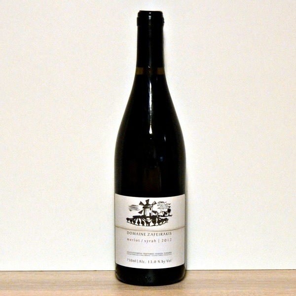 Merlot-Syrah -Rotwein Zafeiraki Winery 0.75 l